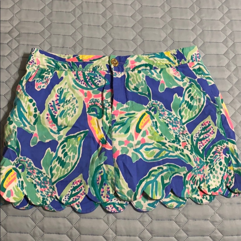 Lilly Pulitzer Skort with scallop edges